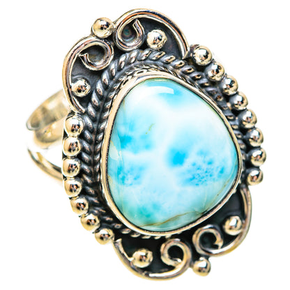 Larimar Rings handcrafted by Ana Silver Co - RING121639 - Photo 2