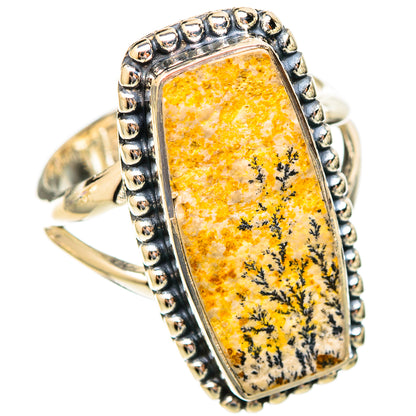 Germany Psilomelane Dendrite Rings handcrafted by Ana Silver Co - RING121651 - Photo 2