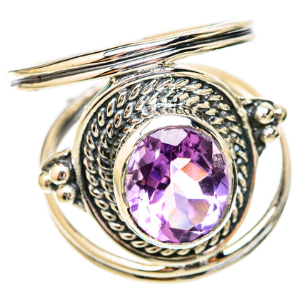 Amethyst Rings handcrafted by Ana Silver Co - RING121658 - Photo 2