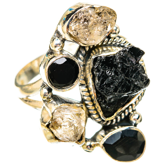 Black Onyx Rings handcrafted by Ana Silver Co - RING121661 - Photo 2