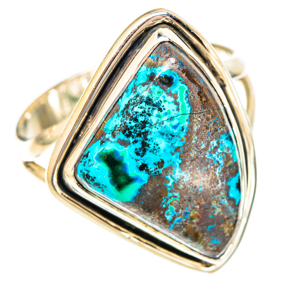 Shattuckite Rings handcrafted by Ana Silver Co - RING121674 - Photo 2