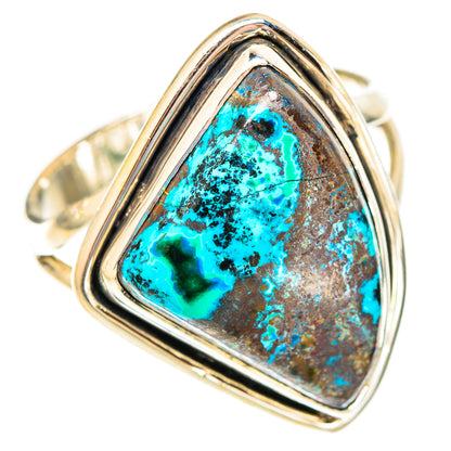 Shattuckite Rings handcrafted by Ana Silver Co - RING121674 - Photo 2