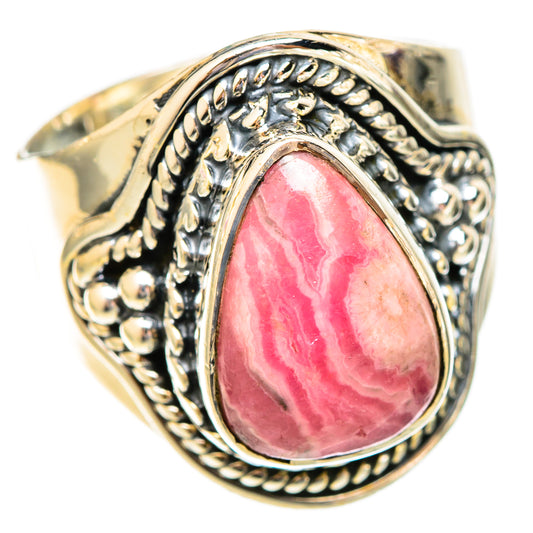 Rhodochrosite Rings handcrafted by Ana Silver Co - RING121688 - Photo 2