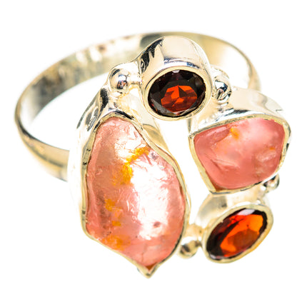 Rose Quartz Rings handcrafted by Ana Silver Co - RING121689 - Photo 2