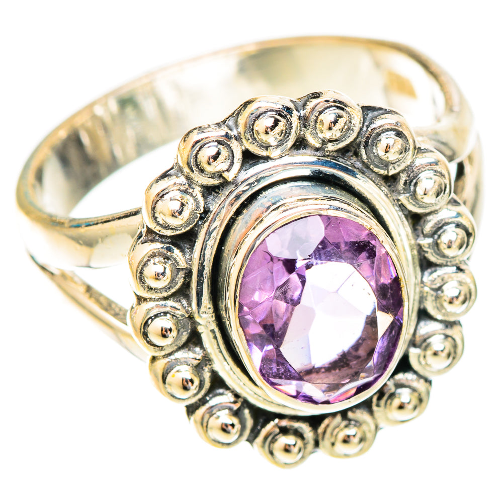 Amethyst Rings handcrafted by Ana Silver Co - RING121690 - Photo 2