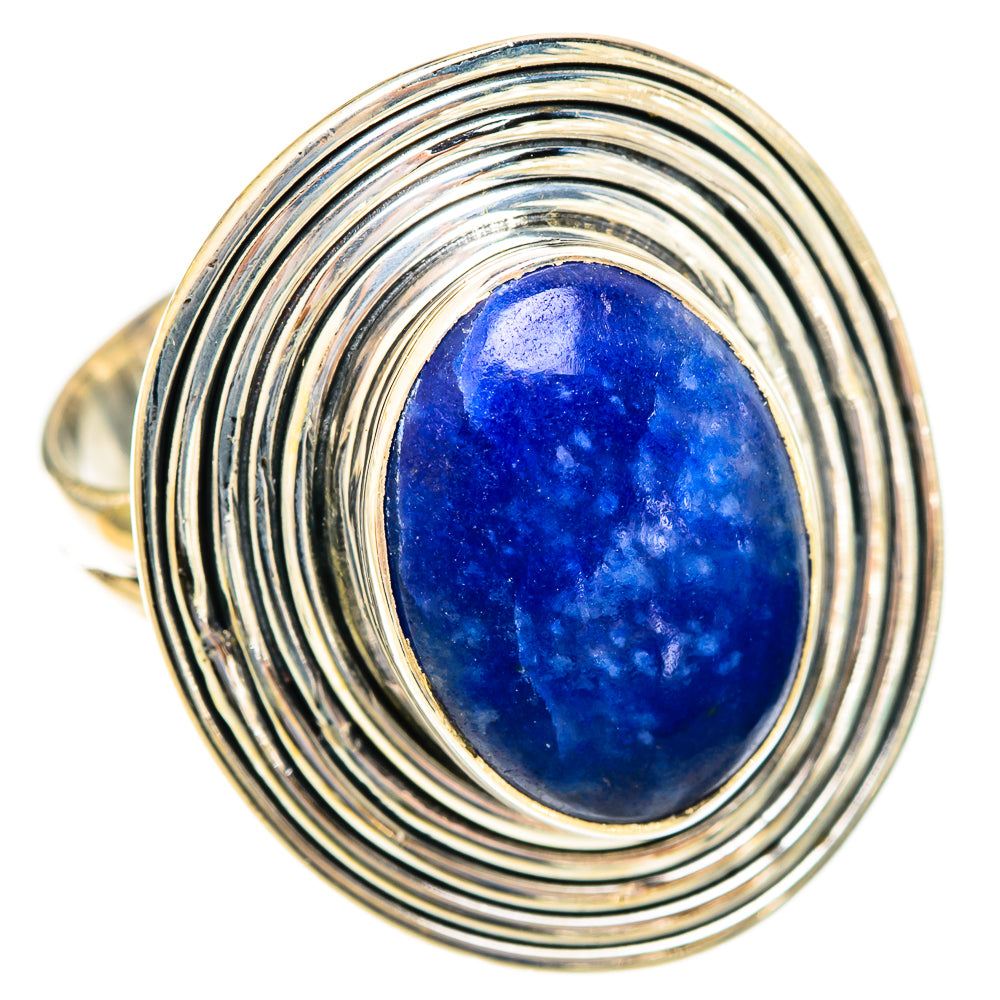 Lapis Lazuli Rings handcrafted by Ana Silver Co - RING121708 - Photo 2