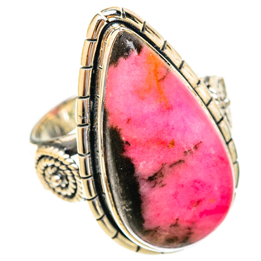 Rhodochrosite Rings handcrafted by Ana Silver Co - RING121723 - Photo 2