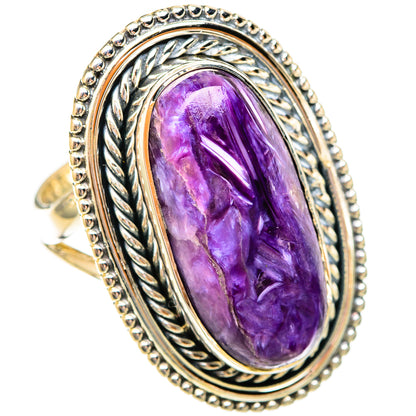 Charoite Rings handcrafted by Ana Silver Co - RING121725 - Photo 2