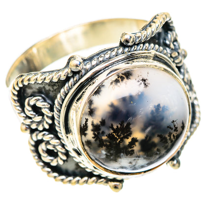 Dendritic Opal Rings handcrafted by Ana Silver Co - RING121733 - Photo 2