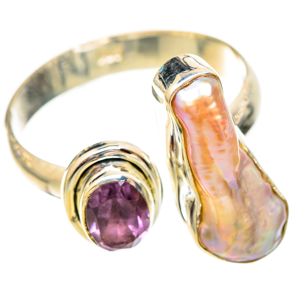 Mother Of Pearl Rings handcrafted by Ana Silver Co - RING121734 - Photo 2