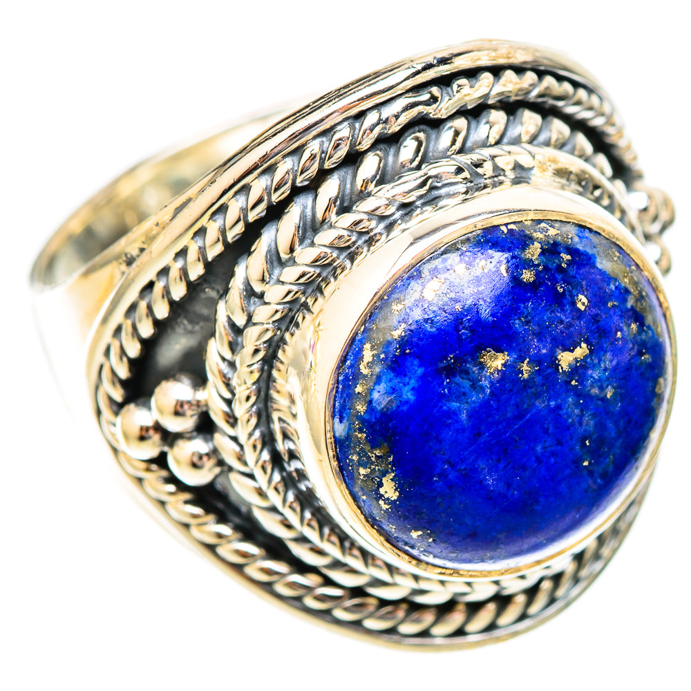 Lapis Lazuli Rings handcrafted by Ana Silver Co - RING121743 - Photo 2