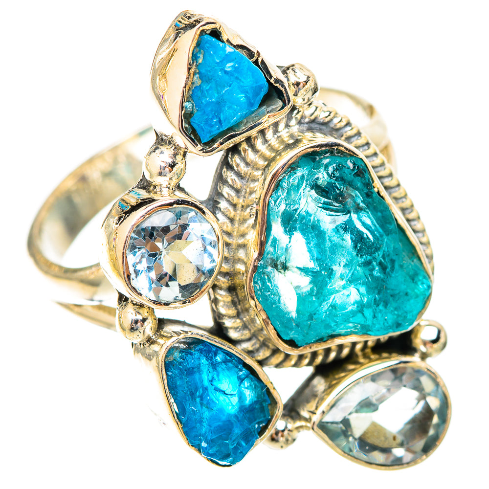 Apatite Rings handcrafted by Ana Silver Co - RING121747 - Photo 2