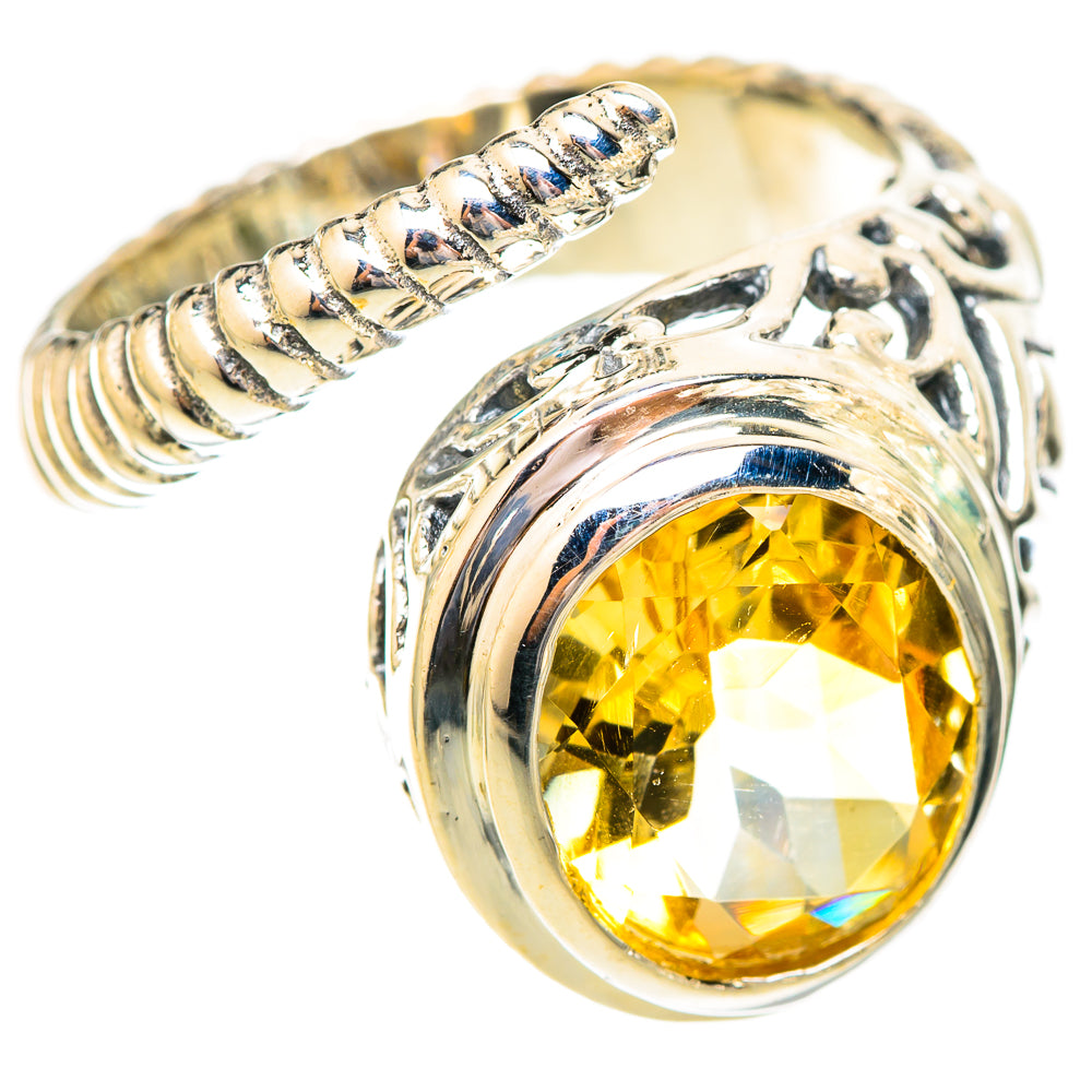 Citrine Rings handcrafted by Ana Silver Co - RING121755 - Photo 2