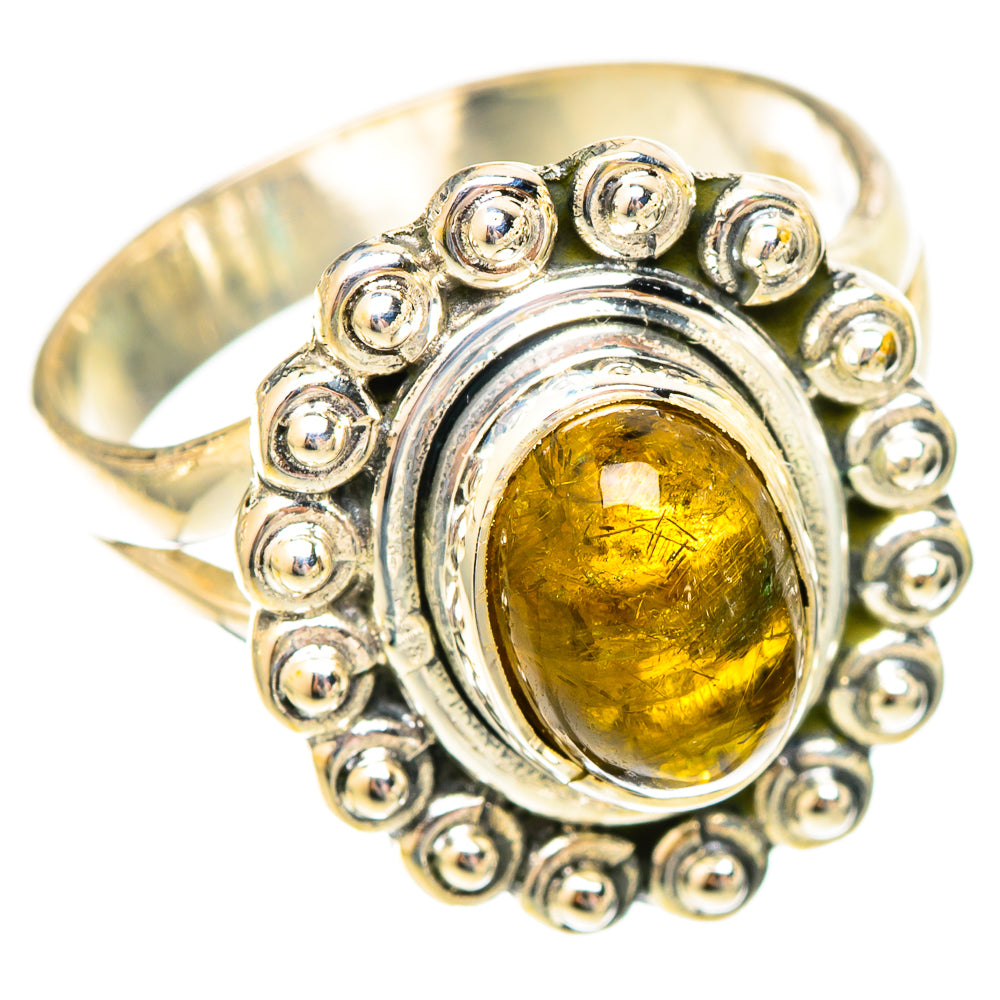 Citrine Rings handcrafted by Ana Silver Co - RING121756 - Photo 2
