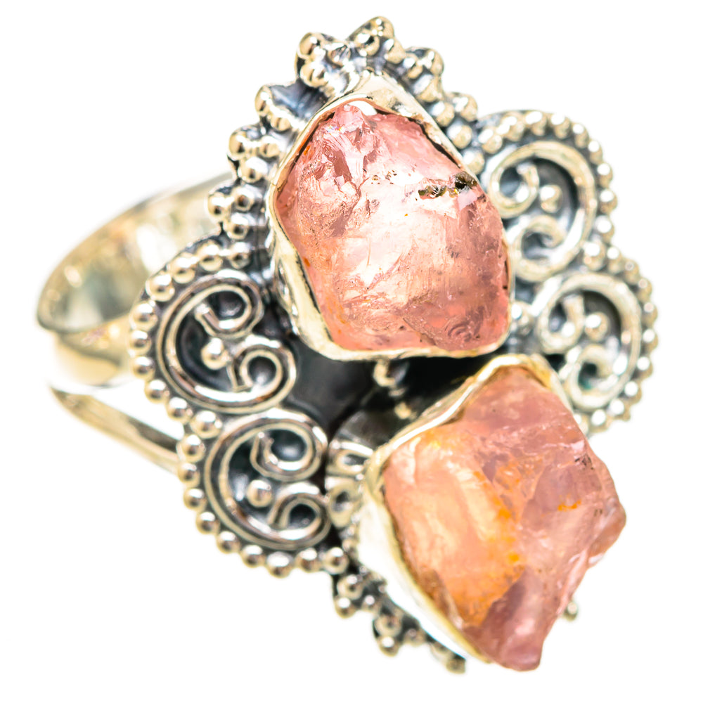 Rose Quartz Rings handcrafted by Ana Silver Co - RING121757 - Photo 2