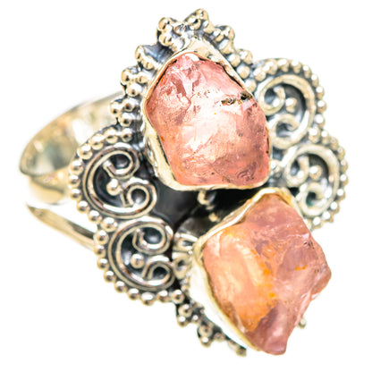Rose Quartz Rings handcrafted by Ana Silver Co - RING121757 - Photo 2