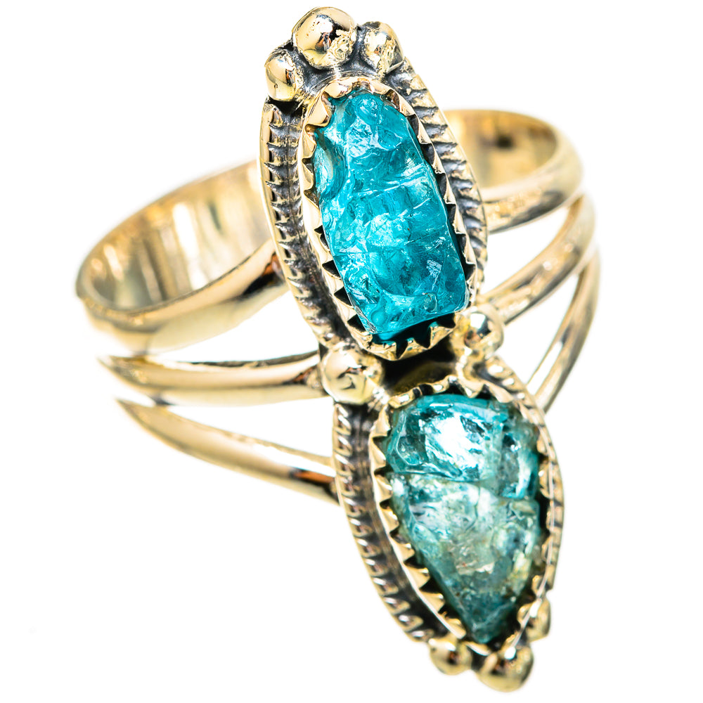 Apatite Rings handcrafted by Ana Silver Co - RING121775 - Photo 2