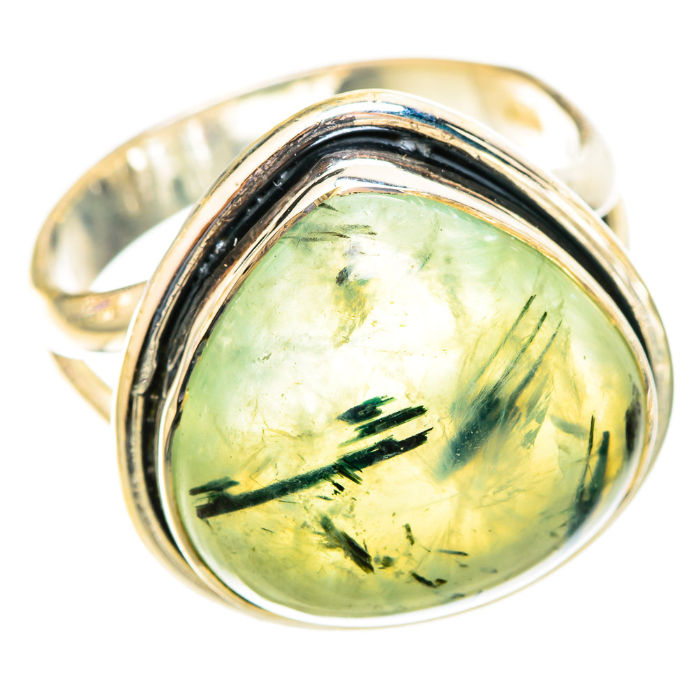 Prehnite Rings handcrafted by Ana Silver Co - RING121776 - Photo 2