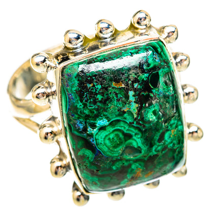 Malachite Rings handcrafted by Ana Silver Co - RING121777 - Photo 2