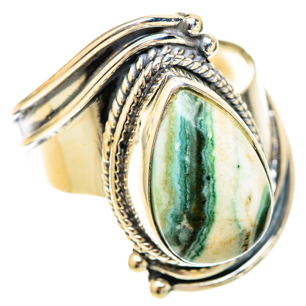Ocean Jasper Rings handcrafted by Ana Silver Co - RING121778 - Photo 2