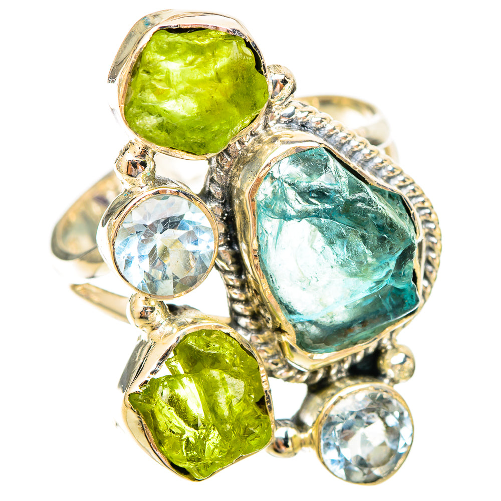 Aquamarine Rings handcrafted by Ana Silver Co - RING121791 - Photo 2