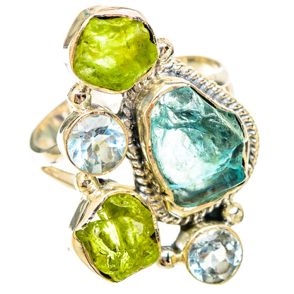 Aquamarine Rings handcrafted by Ana Silver Co - RING121791 - Photo 2