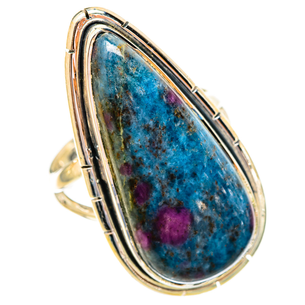 Ruby Fuchsite Rings handcrafted by Ana Silver Co - RING121801 - Photo 2