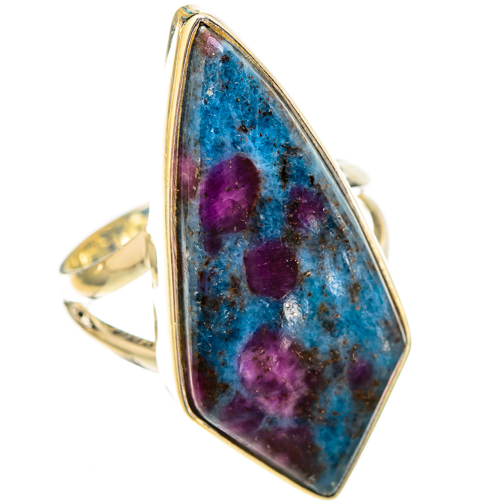Ruby Fuchsite Rings handcrafted by Ana Silver Co - RING121802 - Photo 2