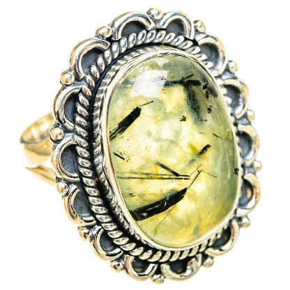 Prehnite Rings handcrafted by Ana Silver Co - RING121810 - Photo 2