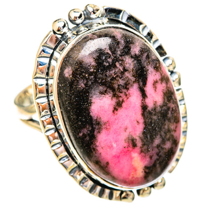 Rhodonite Rings handcrafted by Ana Silver Co - RING121827 - Photo 2