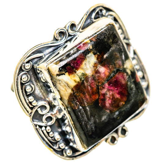 Russian Eudialyte Rings handcrafted by Ana Silver Co - RING121830 - Photo 2
