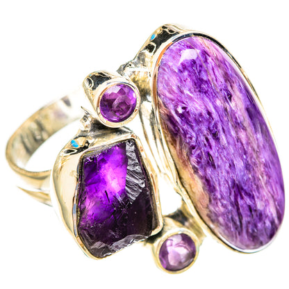 Charoite Rings handcrafted by Ana Silver Co - RING121833 - Photo 2