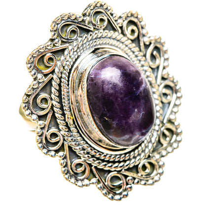 Lepidolite Rings handcrafted by Ana Silver Co - RING121835 - Photo 2