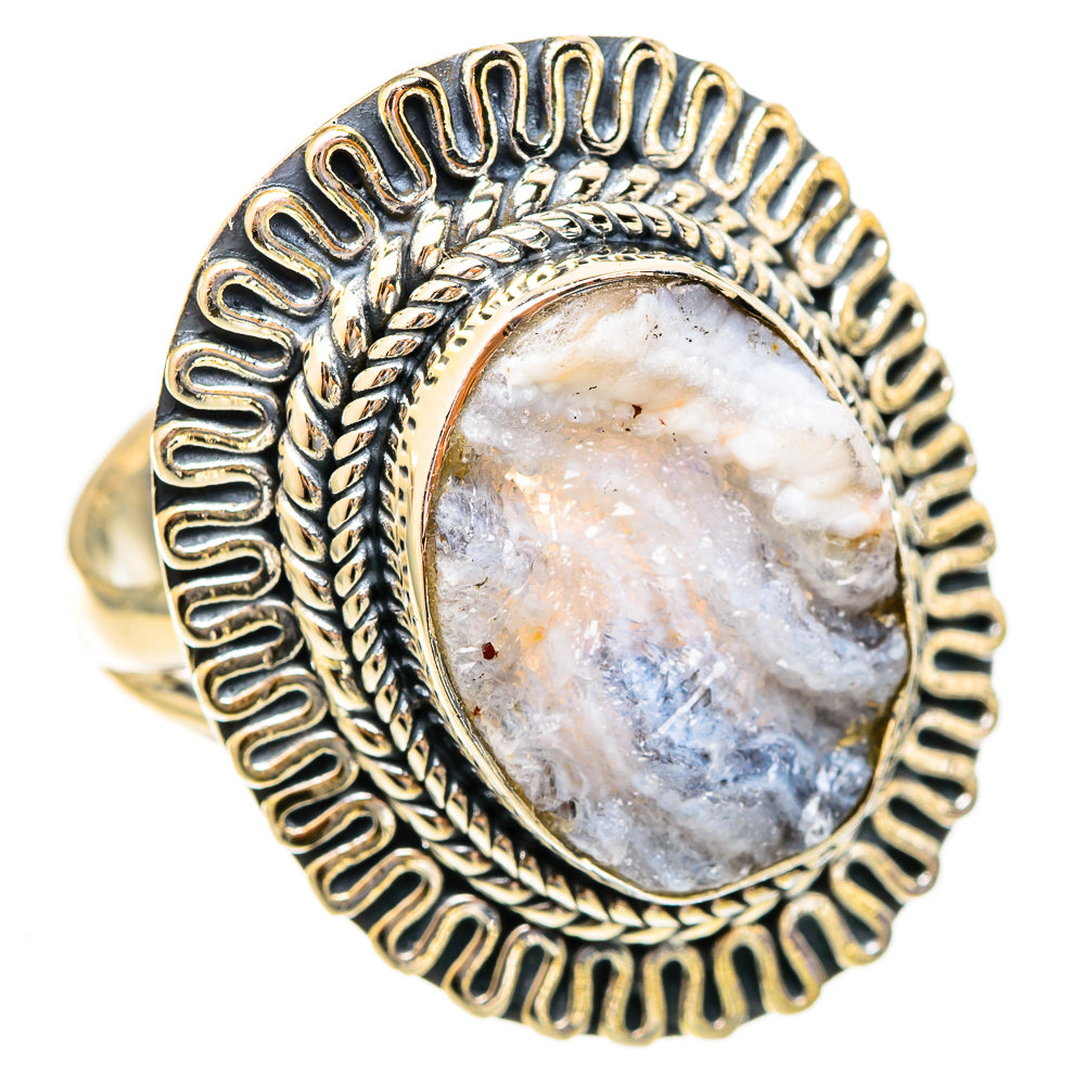 Desert Druzy Rings handcrafted by Ana Silver Co - RING121847 - Photo 2