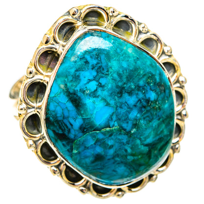 Chrysocolla Rings handcrafted by Ana Silver Co - RING121850 - Photo 2