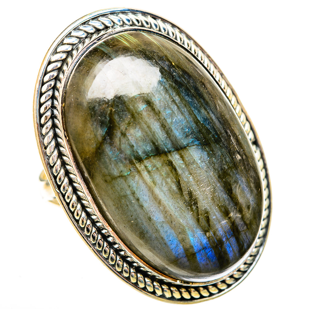 Labradorite Rings handcrafted by Ana Silver Co - RING121853 - Photo 2