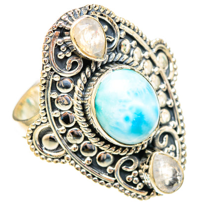Larimar Rings handcrafted by Ana Silver Co - RING121854 - Photo 2
