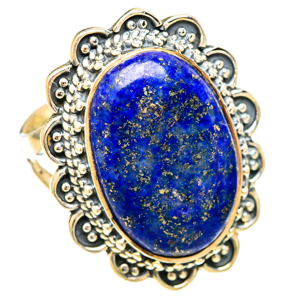 Lapis Lazuli Rings handcrafted by Ana Silver Co - RING121855 - Photo 2