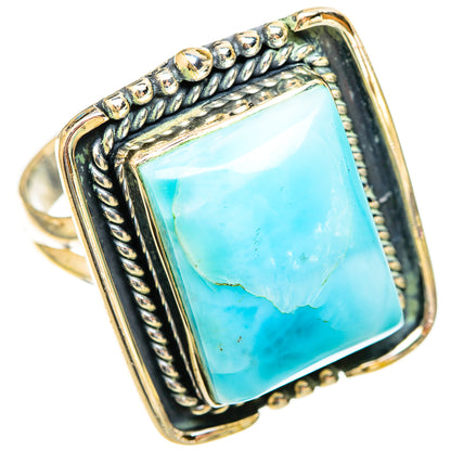 Larimar Rings handcrafted by Ana Silver Co - RING121862 - Photo 2