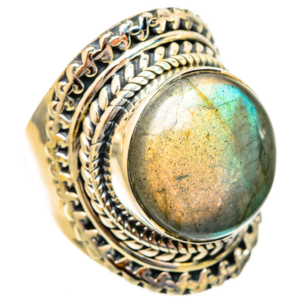 Labradorite Rings handcrafted by Ana Silver Co - RING121863 - Photo 2
