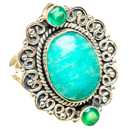 Amazonite Rings handcrafted by Ana Silver Co - RING121869 - Photo 2