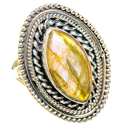 Labradorite Rings handcrafted by Ana Silver Co - RING121874 - Photo 2