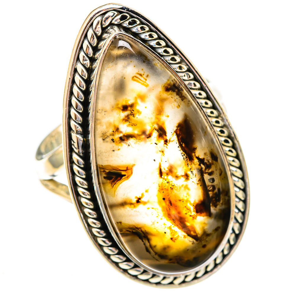 Montana Agate Rings handcrafted by Ana Silver Co - RING121875 - Photo 2