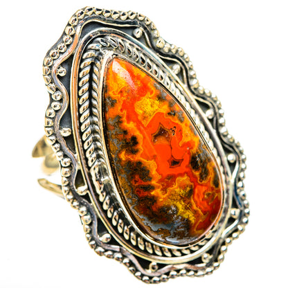 Moroccan Agate Rings handcrafted by Ana Silver Co - RING121876 - Photo 2