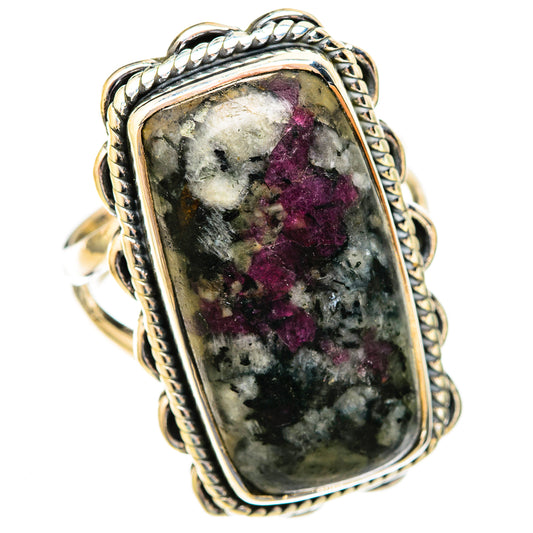 Russian Eudialyte Rings handcrafted by Ana Silver Co - RING121880 - Photo 2