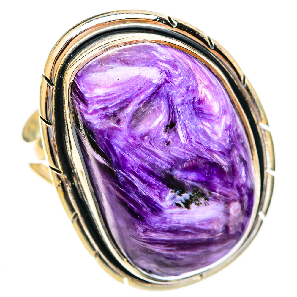 Charoite Rings handcrafted by Ana Silver Co - RING121882 - Photo 2