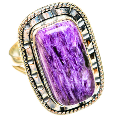 Charoite Rings handcrafted by Ana Silver Co - RING121883 - Photo 2