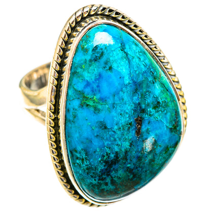 Chrysocolla Rings handcrafted by Ana Silver Co - RING121905 - Photo 2