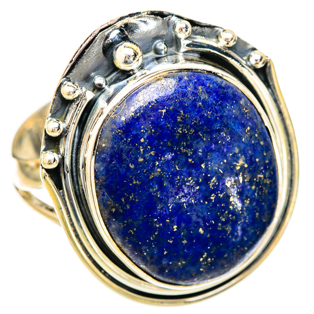 Lapis Lazuli Rings handcrafted by Ana Silver Co - RING121911 - Photo 2