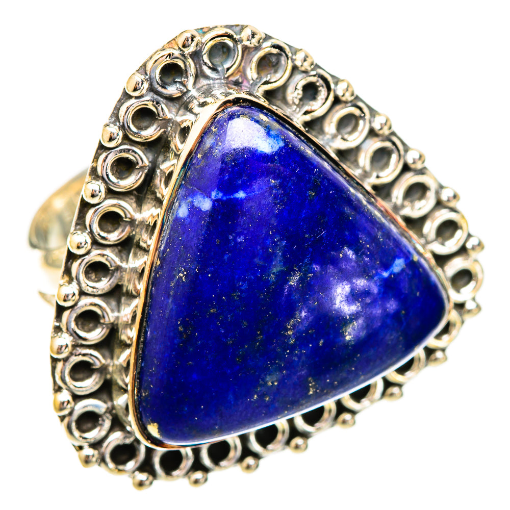Lapis Lazuli Rings handcrafted by Ana Silver Co - RING121912 - Photo 2